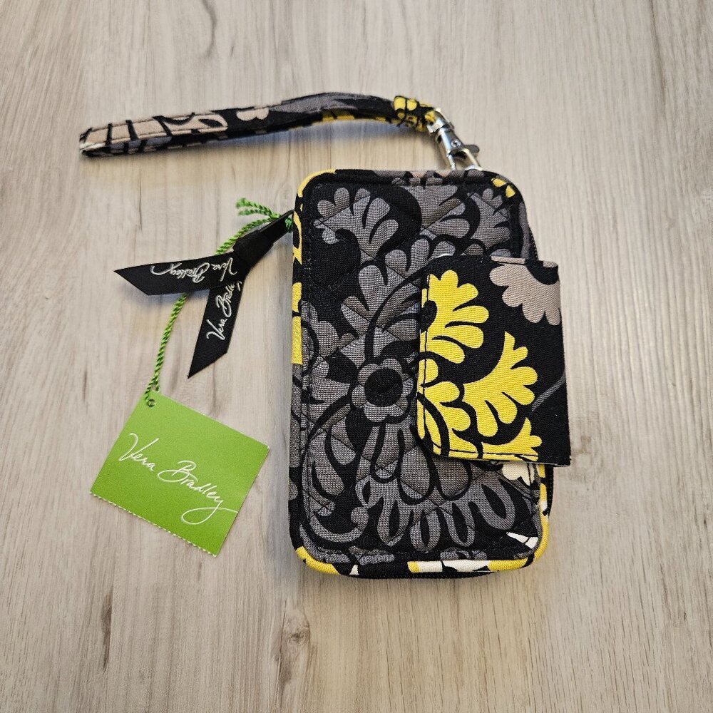 NEW Vera Bradley Baroque Smartphone Wristlet Full Zip Around Wallet W/CC Slots